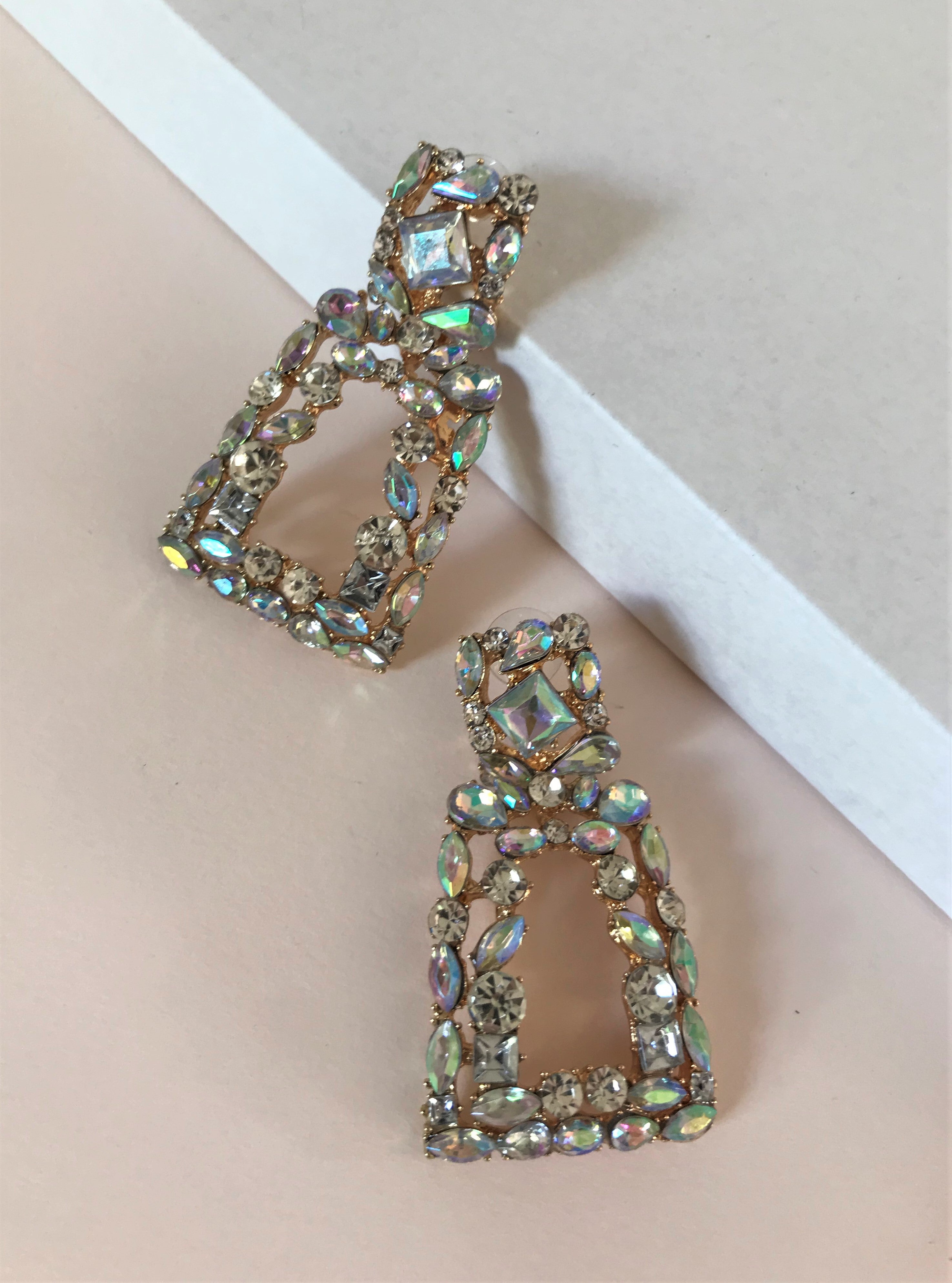 THE OCEANA EARRINGS - AQUA