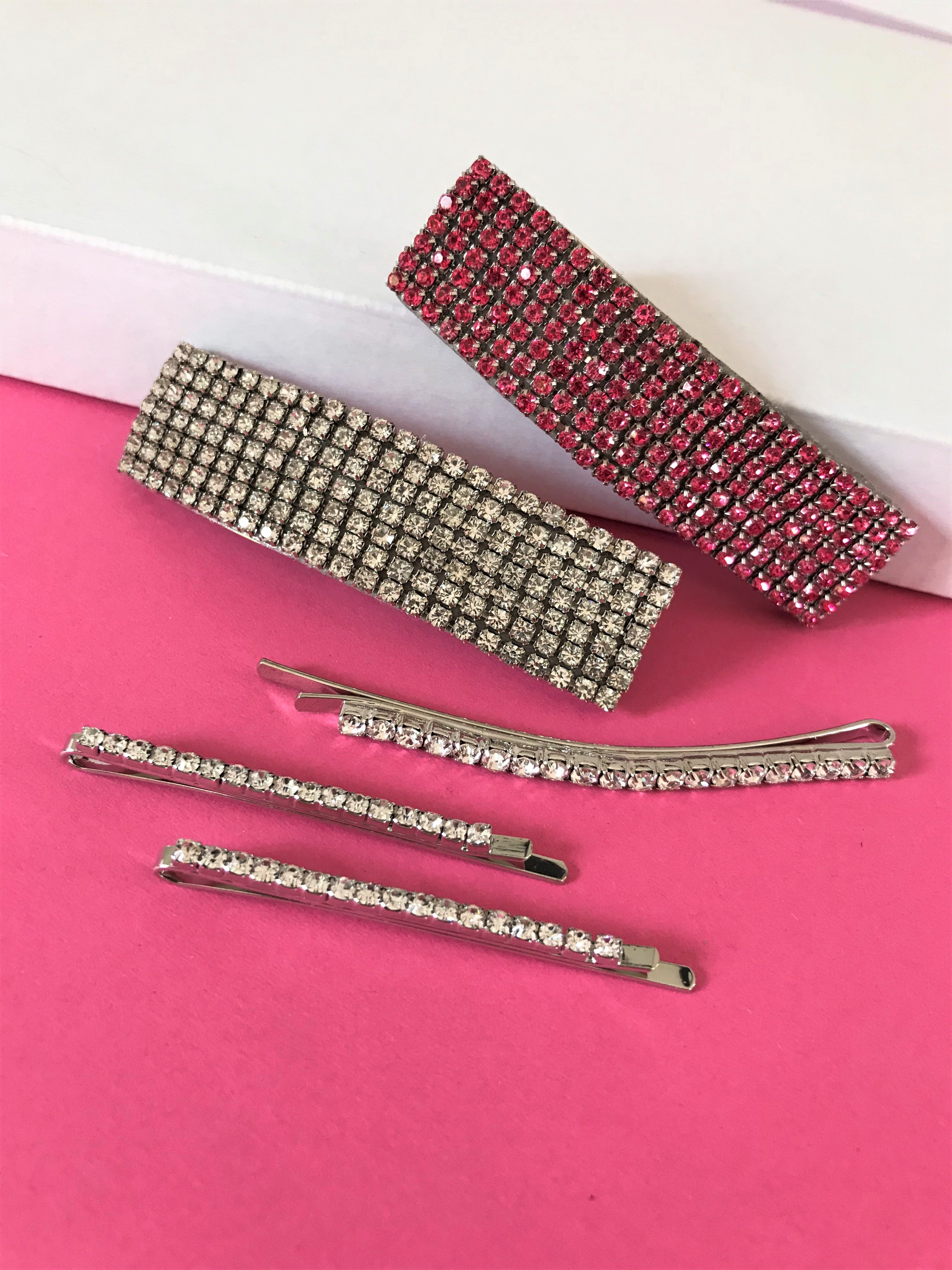 THE MYKONOS RHINESTONE CLIP SET