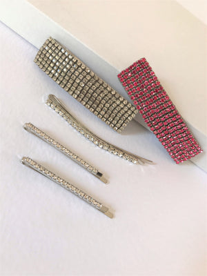 THE MYKONOS RHINESTONE CLIP SET