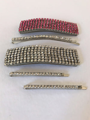 THE MYKONOS RHINESTONE CLIP SET