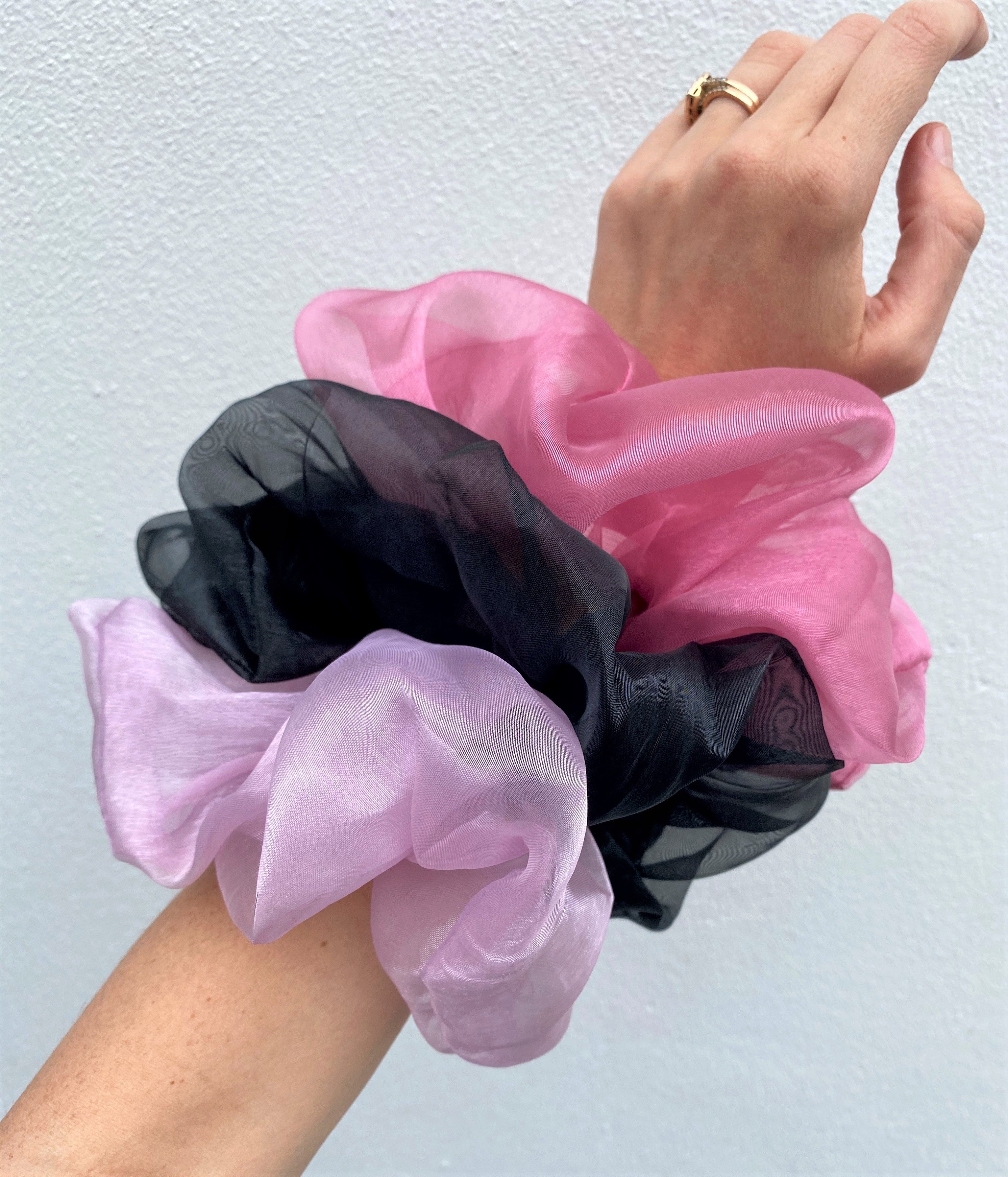 THE LOLLY ORGANZA SUPER SCRUNCHIES - SET OF 3