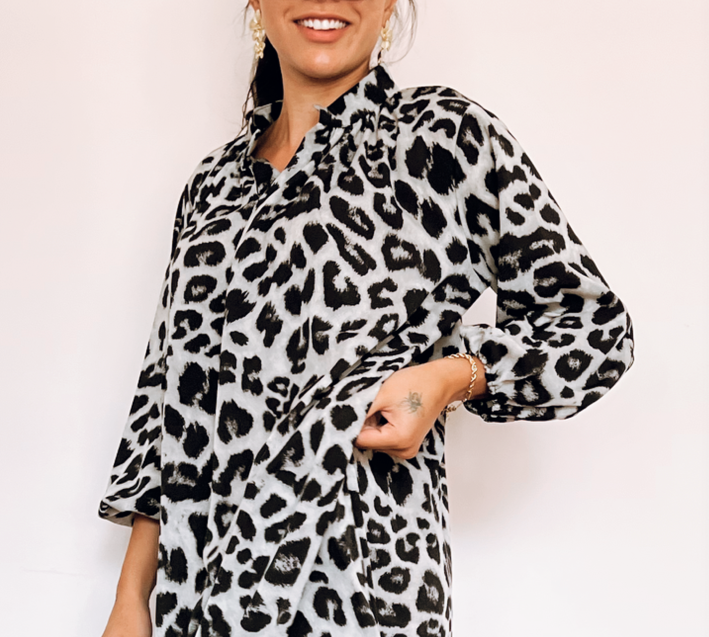 PUFF SLEEVE MAXI DRESS