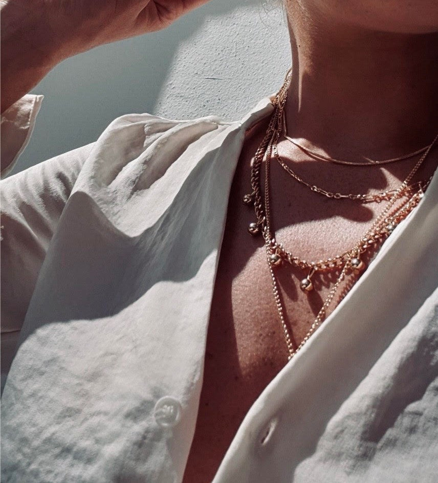 THE AGATHA CHAIN NECKLACE SET